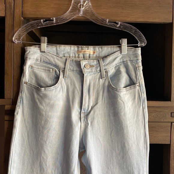 Levi’s 725 High Rise Bootcut Light Wash Denim Jeans 29 X 32 J6 - Picture 6 of 12